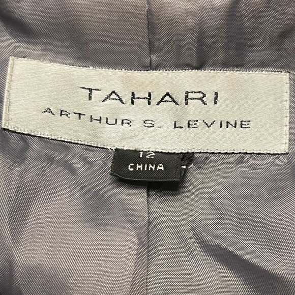 Western Flare TAHARI Black Blazer Jacket Career Casual - Picture 5 of 6